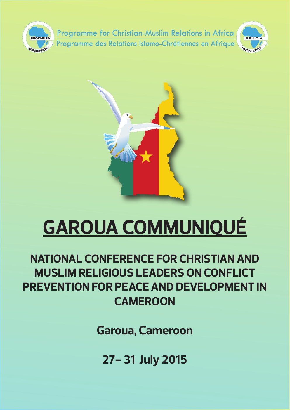 Garoua Communiqué 2015