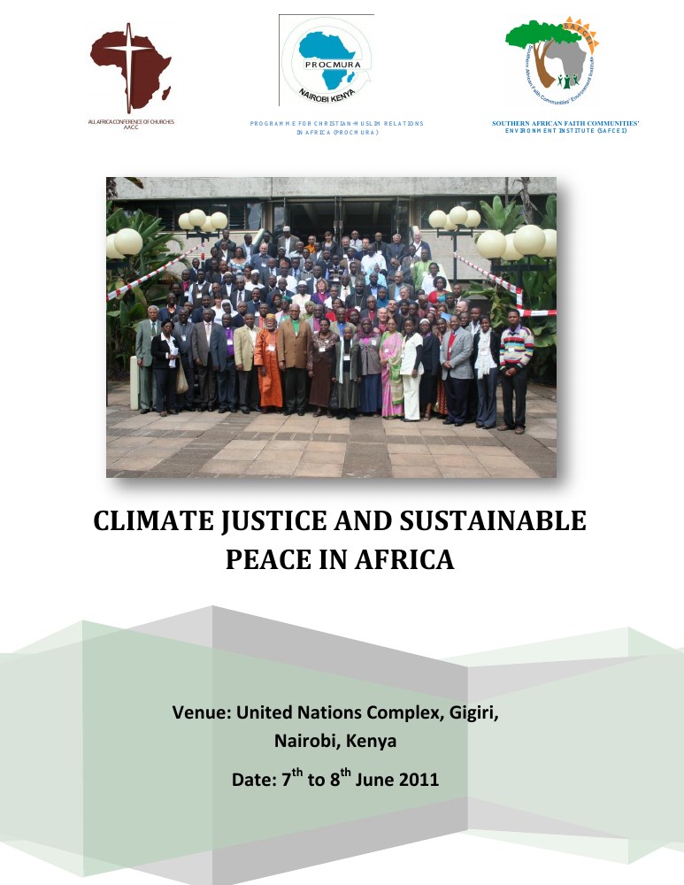 Climate Justice and Sustainable Peace in Africa Report